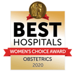 Best Hospitals Women's Choice Award for Obstetrics 2020